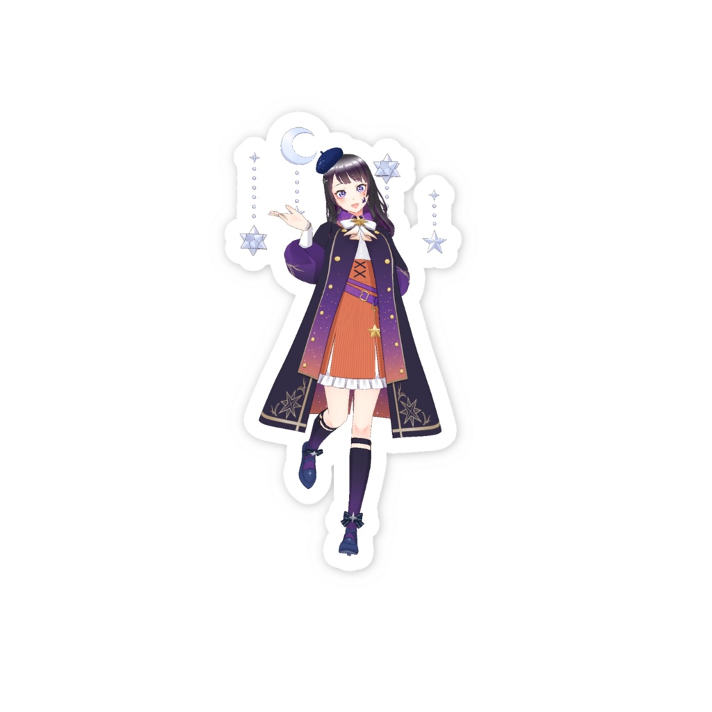 【瑠雨】3月生誕祭記念日-スマホステッカー-G0182