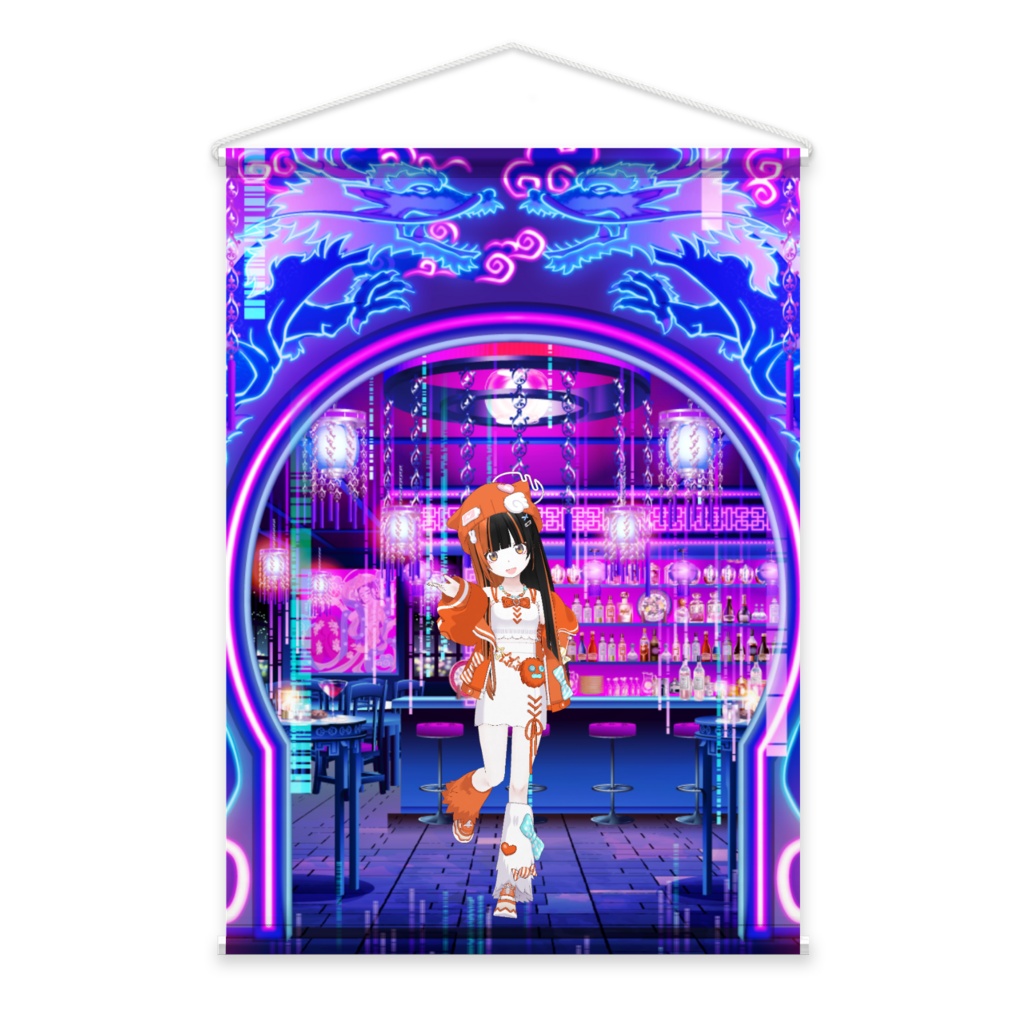 【柚子茶】3月生誕祭記念日-タペストリー-G0175