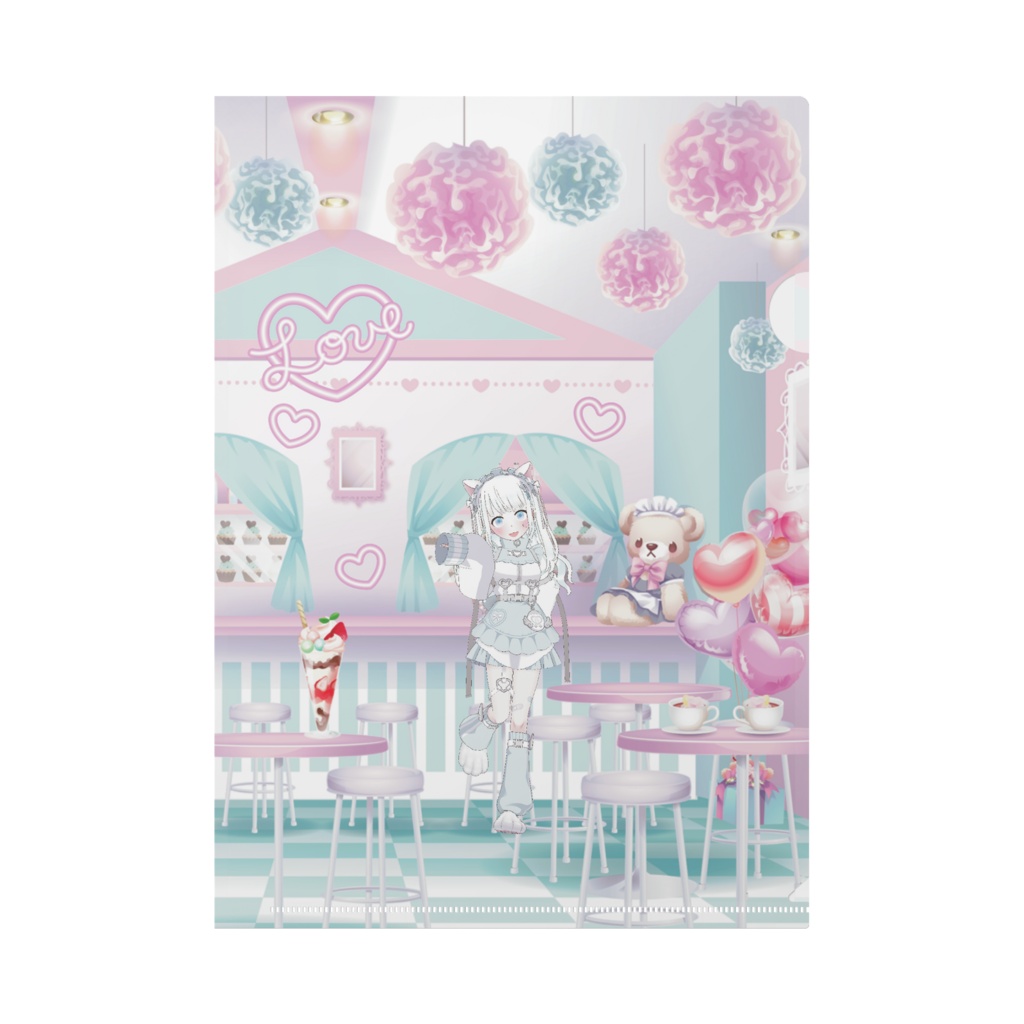 【月紬 茉白】3月生誕祭記念日-クリアファイル-G0174