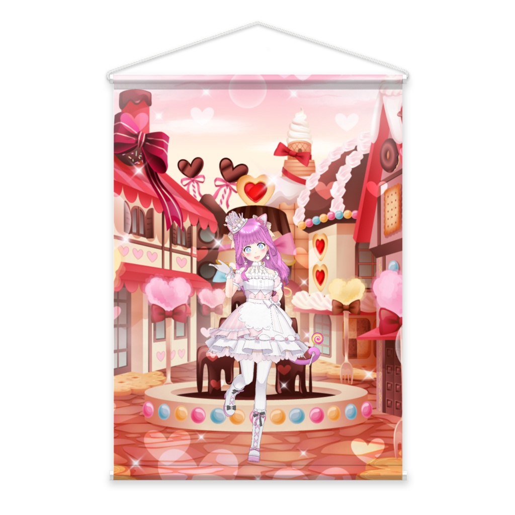 【昼下がりのネココ】3月生誕祭記念日-タペストリー-G0143