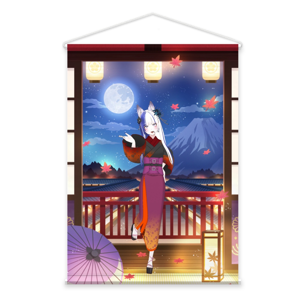 【紙巻ヤニ子】3月生誕祭記念日-タペストリー-G0125