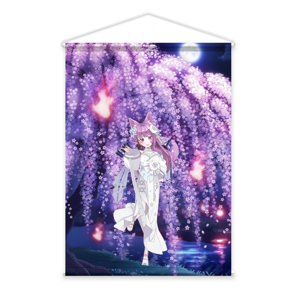 【翠(すい)】3月生誕祭記念日-タペストリー-G0115