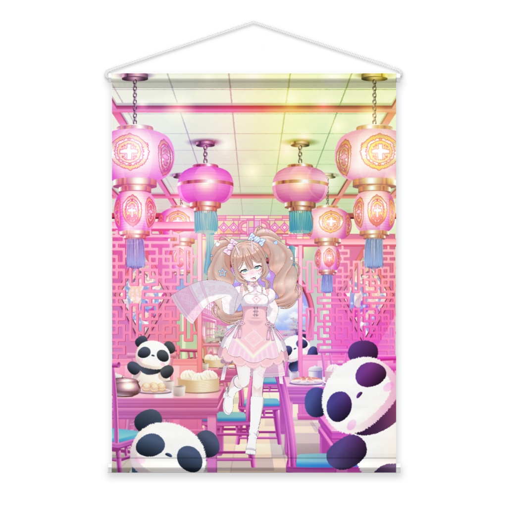 【羽咲 あられ】3月生誕祭記念日-タペストリー-G0112