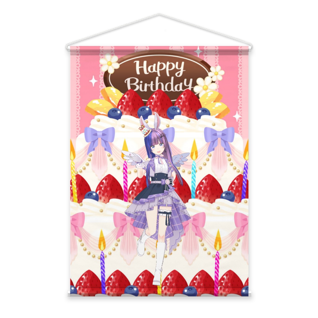 【美沙】3月生誕祭記念日-タペストリー-G0111