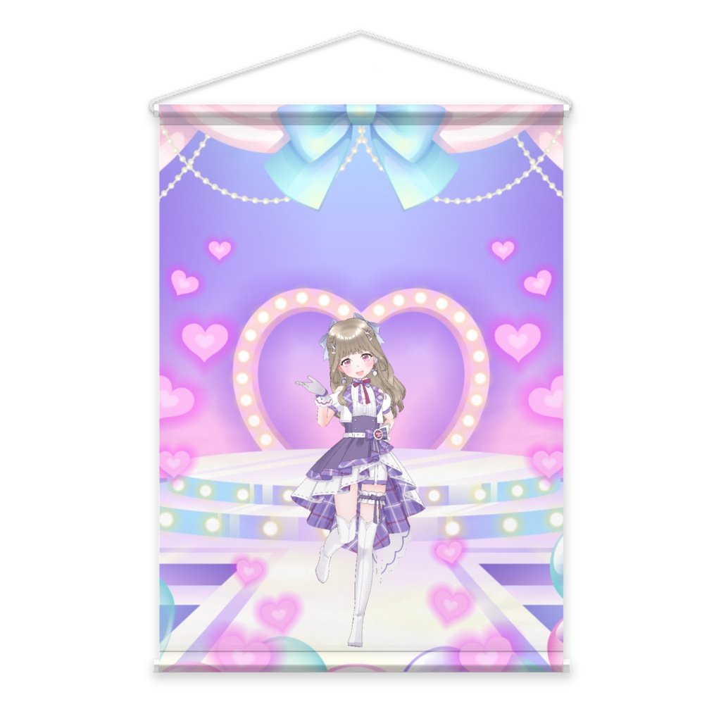 【柚月ゆな】3月生誕祭記念日-タペストリー-G0103