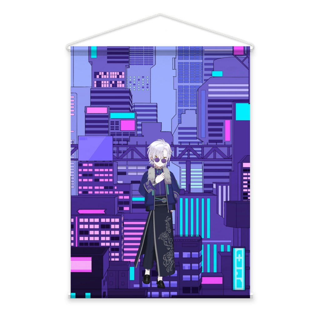 【徒花 散華】3月生誕祭記念日-タペストリー-G0098