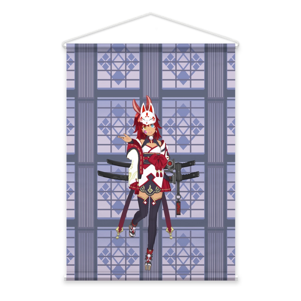 【まこ鍵っ子】3月生誕祭記念日-タペストリー-G0095