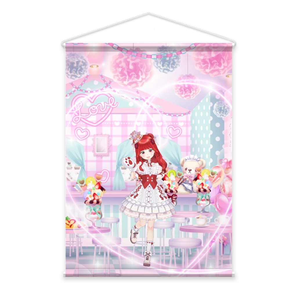 【篠宮ねも】3月生誕祭記念日-タペストリー-G0084