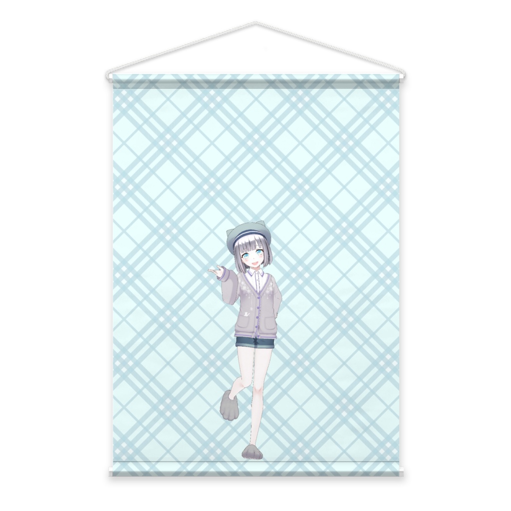 【猫戸 ふく】3月生誕祭記念日-タペストリー-G0054