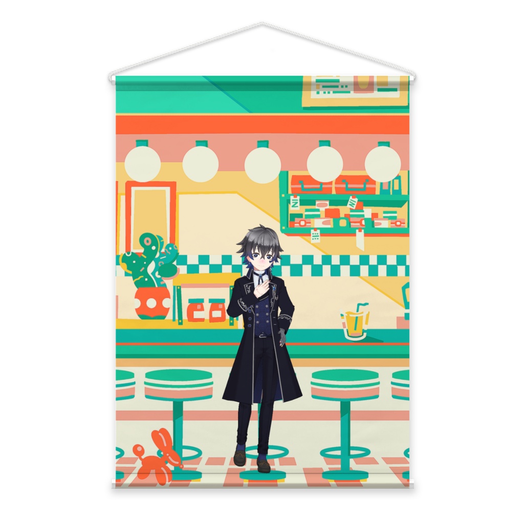 【えだげ】3月生誕祭記念日-タペストリー-G0049