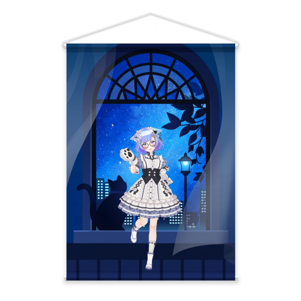 【宵汐 りょう】3月生誕祭記念日-タペストリー-G0047