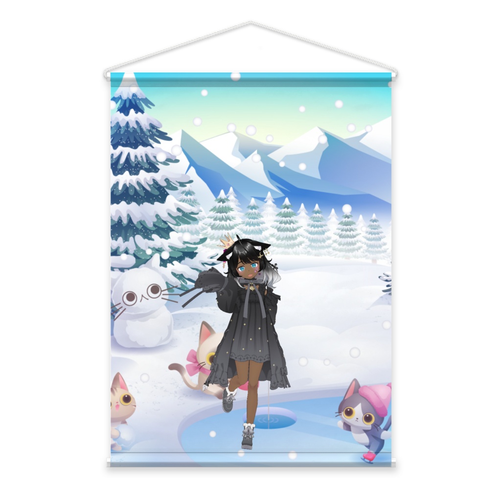 【ぷふぷぷ】3月生誕祭記念日-タペストリー-G0044