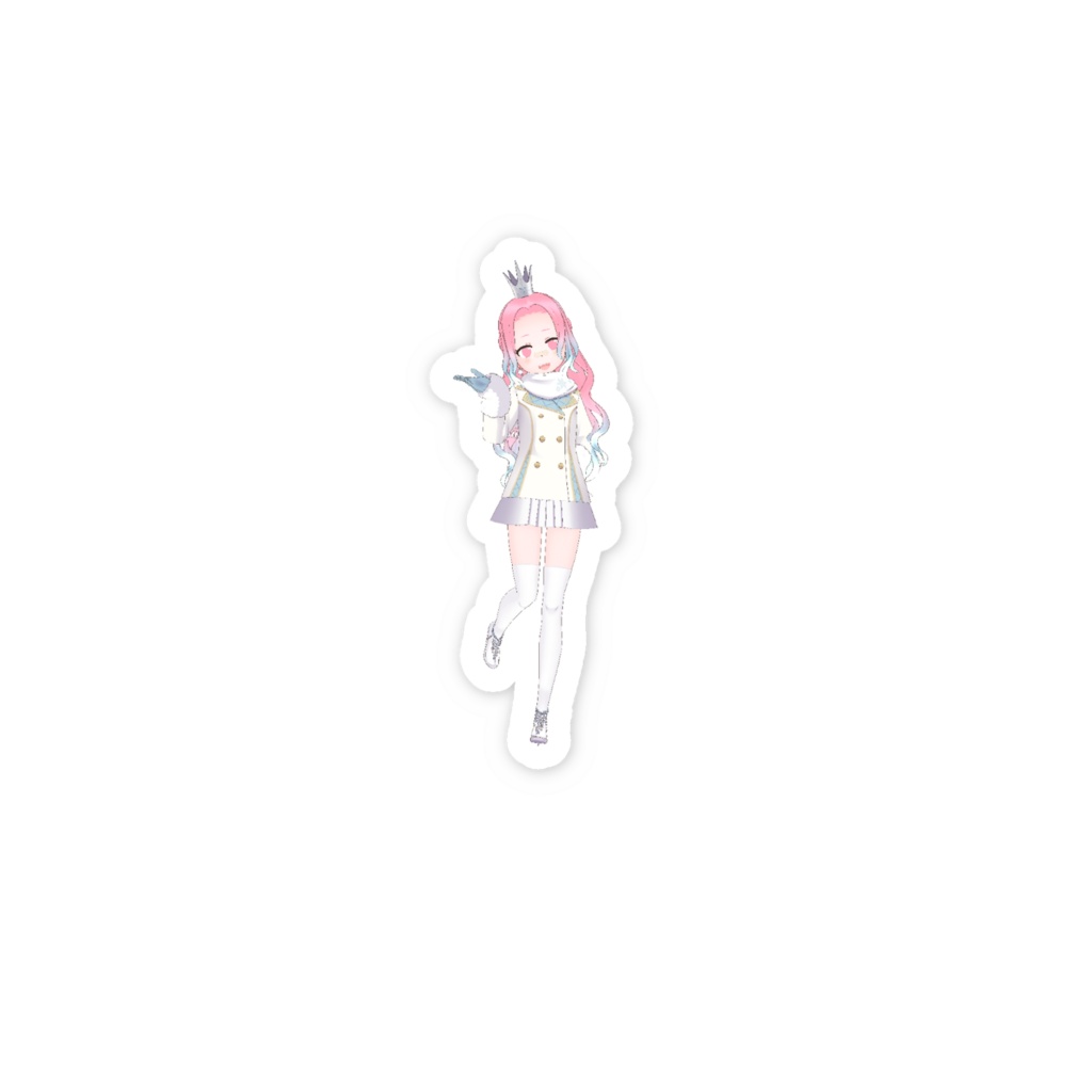 【サイトウガニ】3月生誕祭記念日-スマホステッカー-G0043