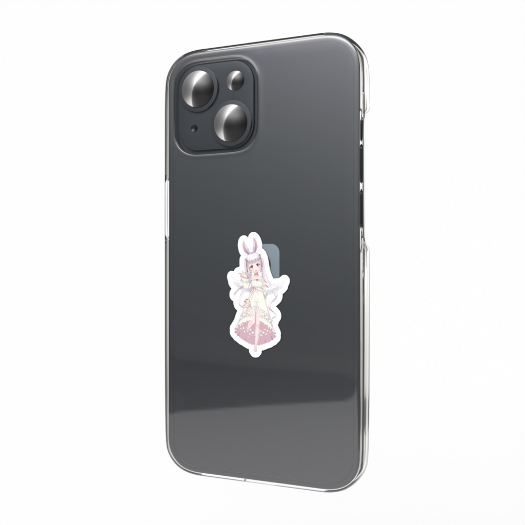 【兎紀りん】3月生誕祭記念日-スマホステッカー-G0042