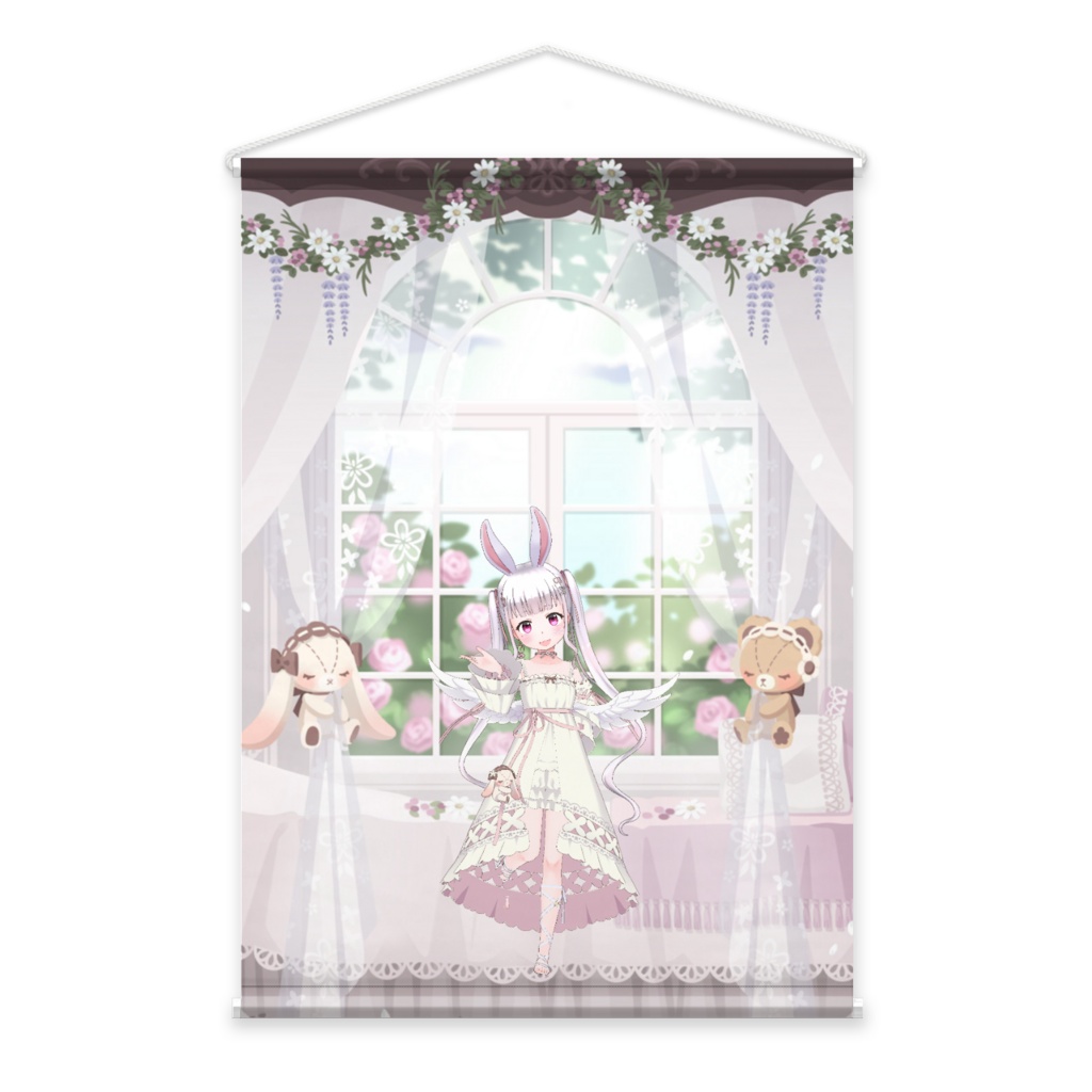 【兎紀りん】3月生誕祭記念日-タペストリー-G0042