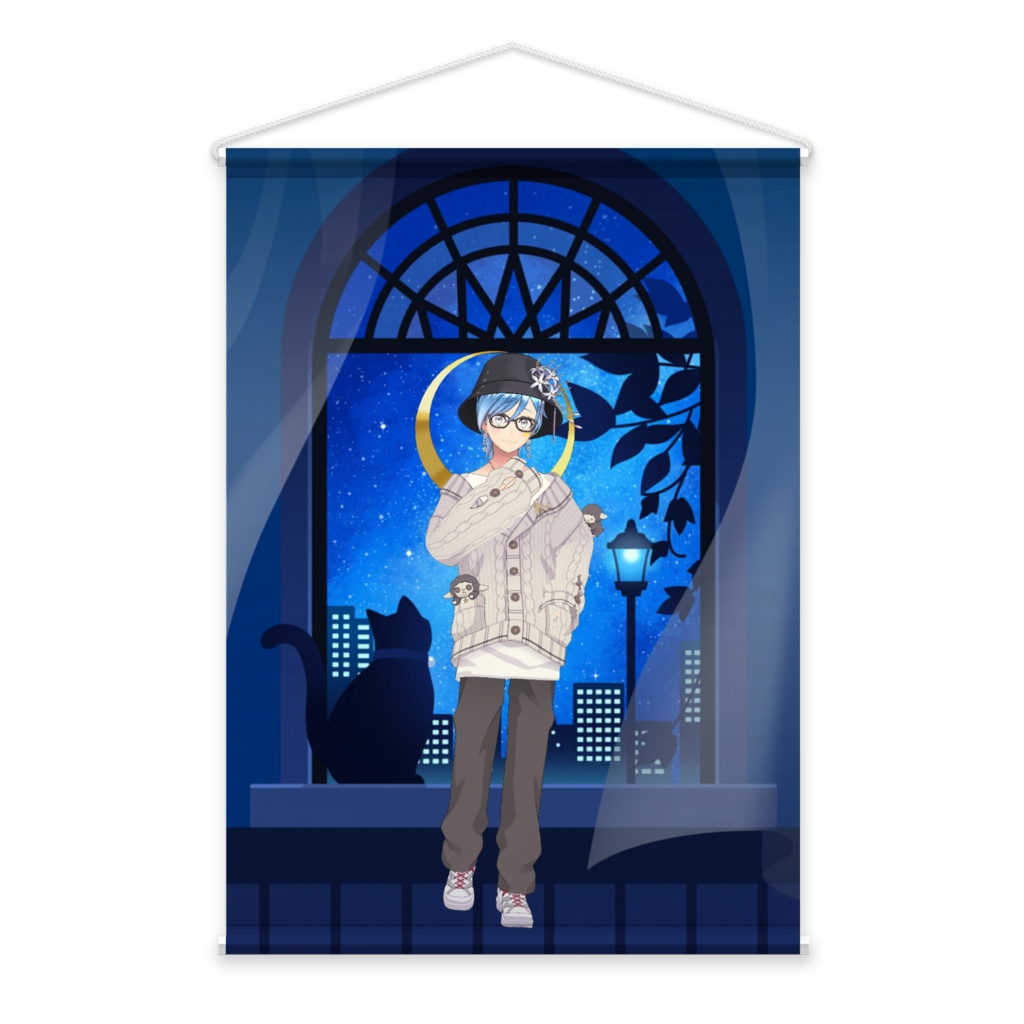 【リョウ】3月生誕祭記念日-タペストリー-G0028