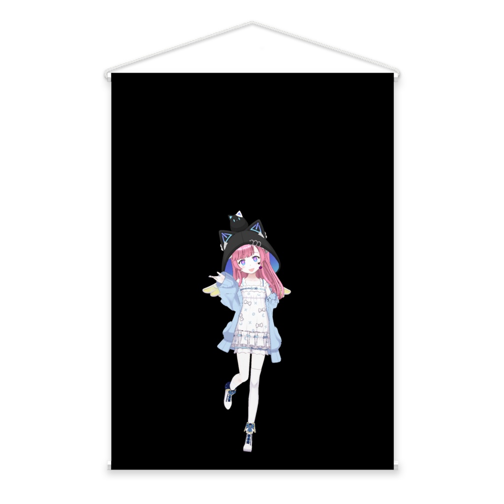 【@七夢奏音】3月生誕祭記念日-タペストリー-G0017