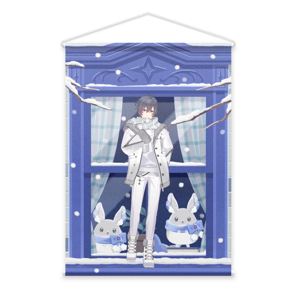 【にゃ汰️】3月生誕祭記念日-タペストリー-G0014