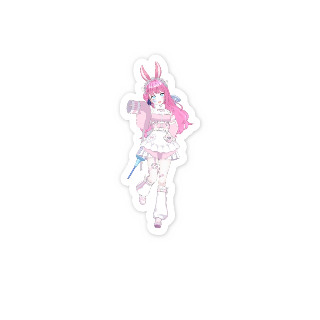 【雪宮桃】3月生誕祭記念日-スマホステッカー-G0012
