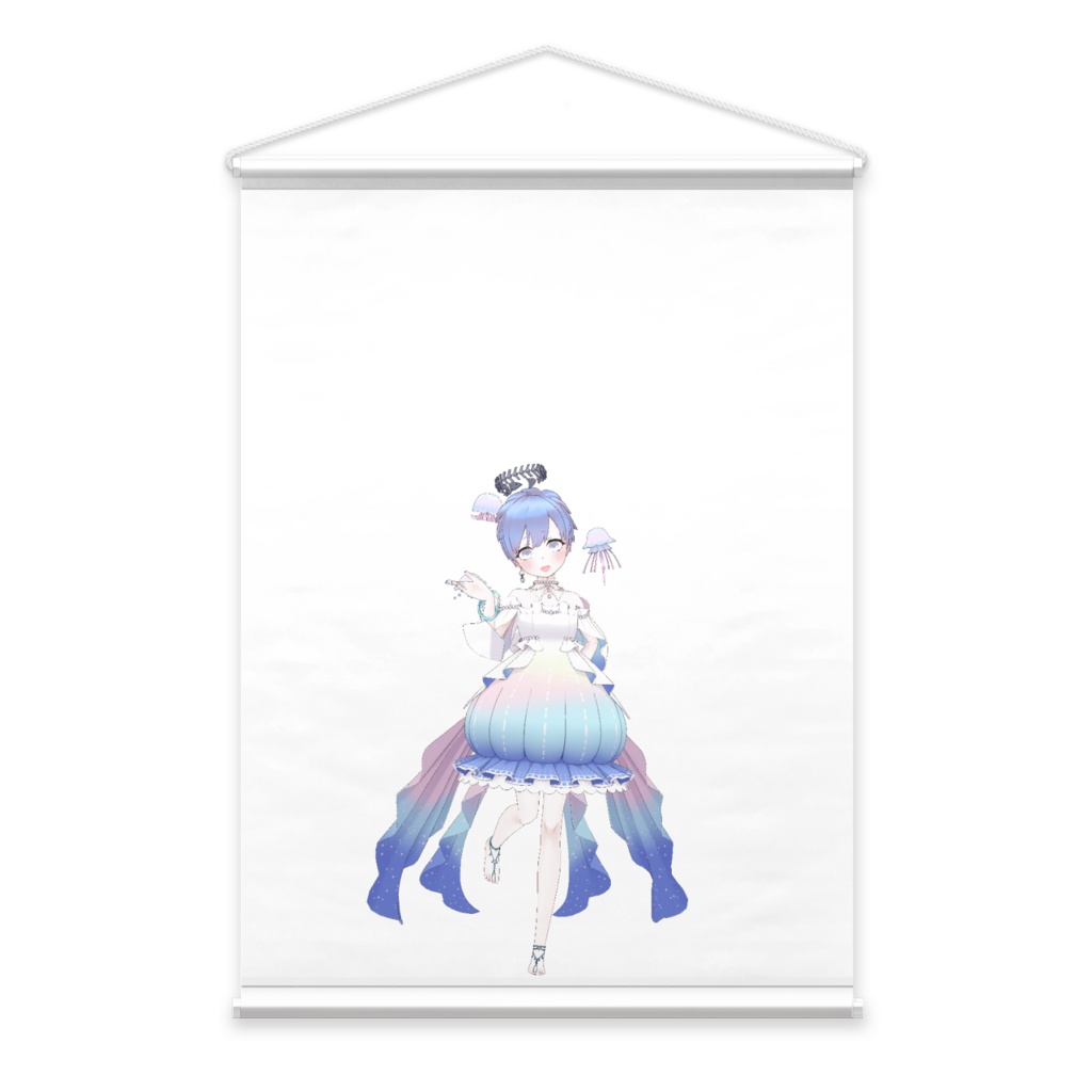 【水鉢きんぎょ】3月生誕祭記念日-タペストリー-G0010