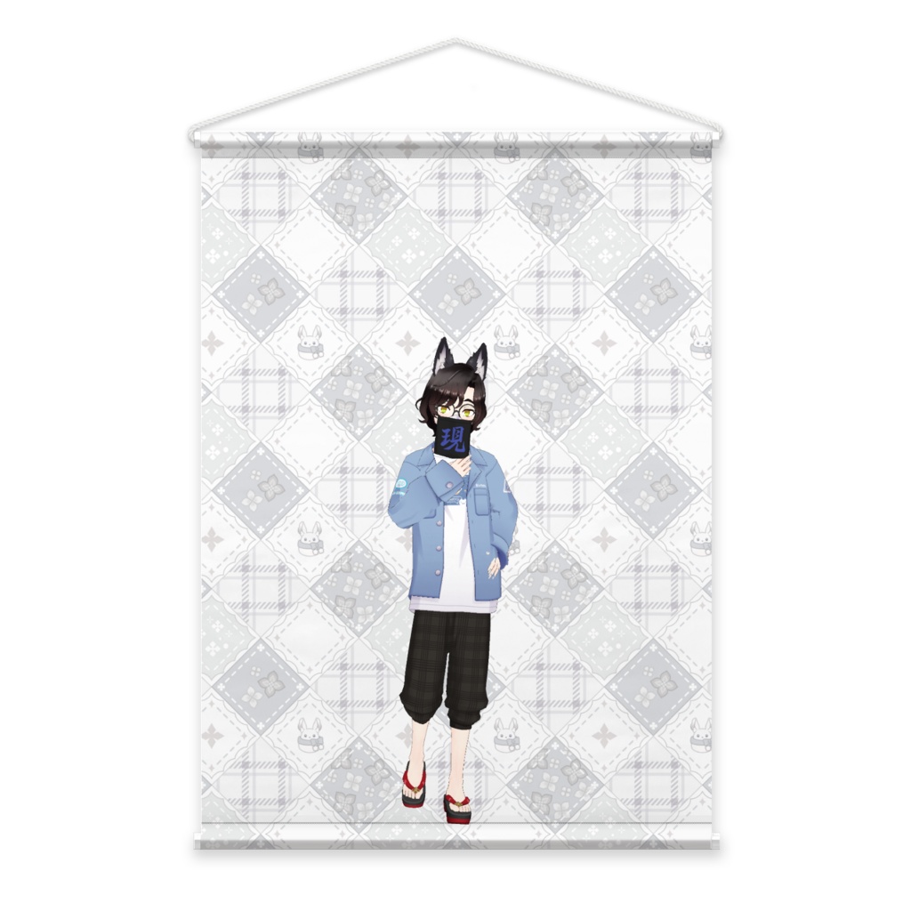 【モノク♧クローバー】3月生誕祭記念日-タペストリー-G0008