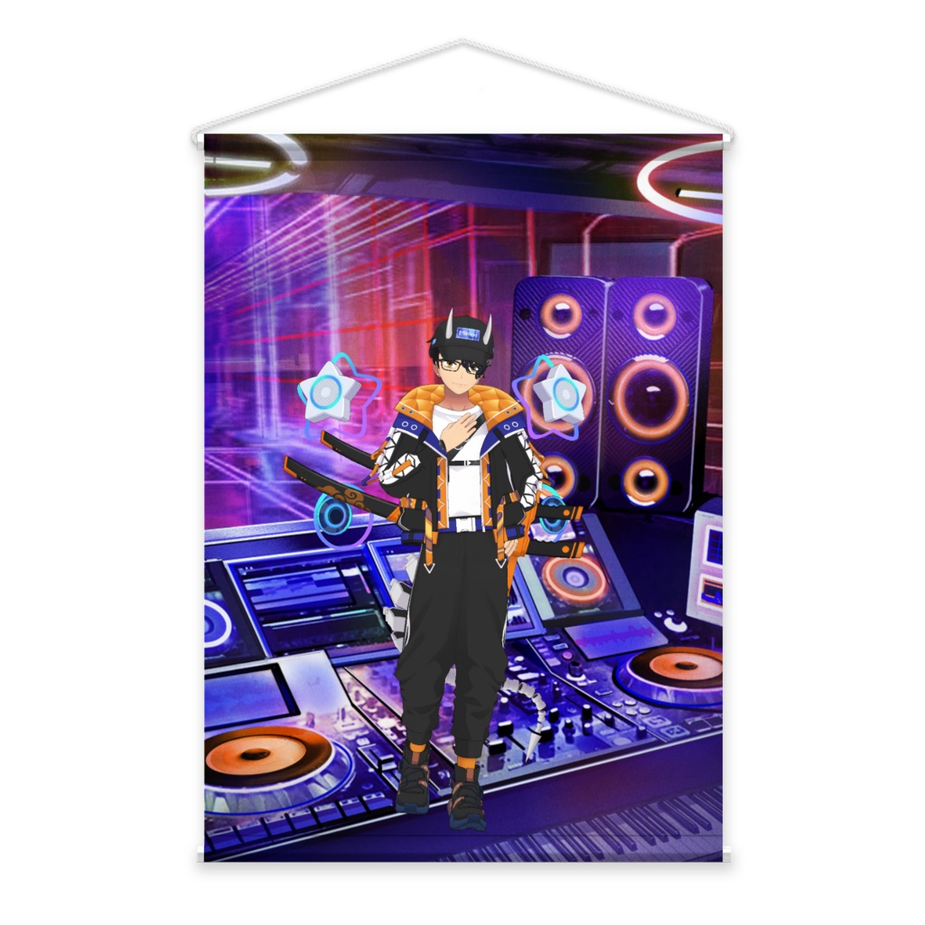 【るけい】3月生誕祭記念日-タペストリー-G0005