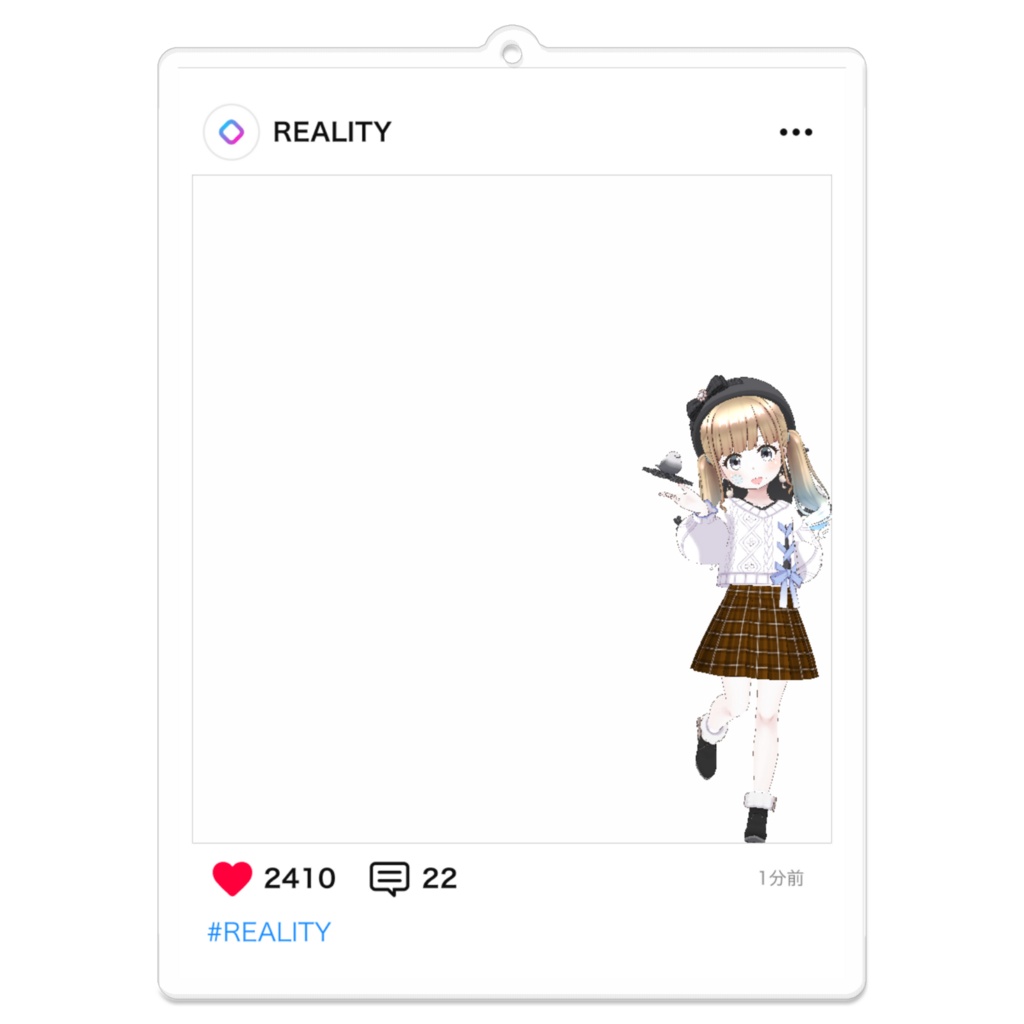 【ゆきまる☆】3月生誕祭記念日-フィード風アクキー-G0004