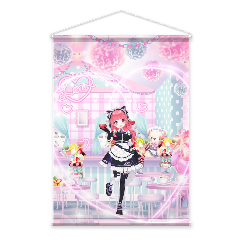 【恋みのり】4月生誕祭記念日-タペストリー-G1180