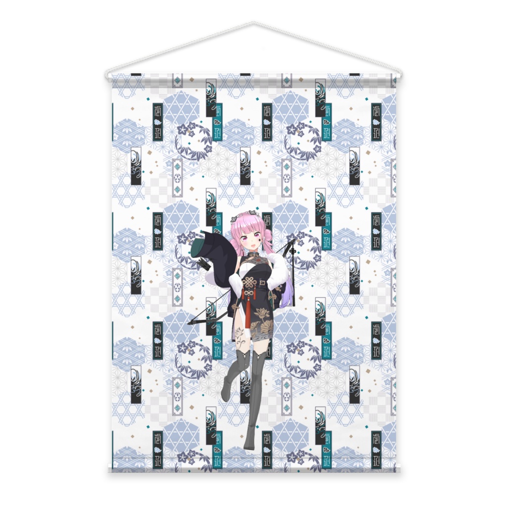 【麗美 雷羽】4月生誕祭記念日-タペストリー-G1179