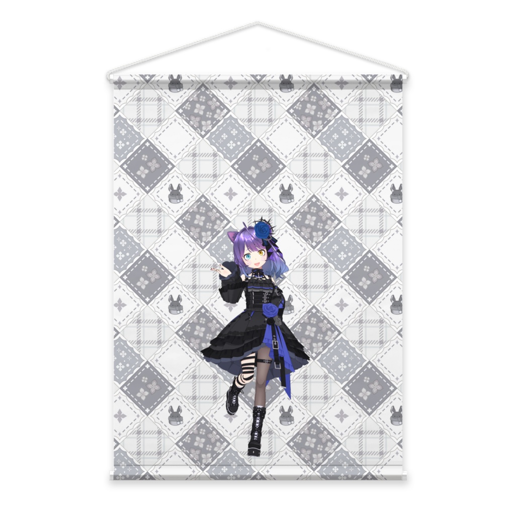 【雷電りん】4月生誕祭記念日-タペストリー-G1163