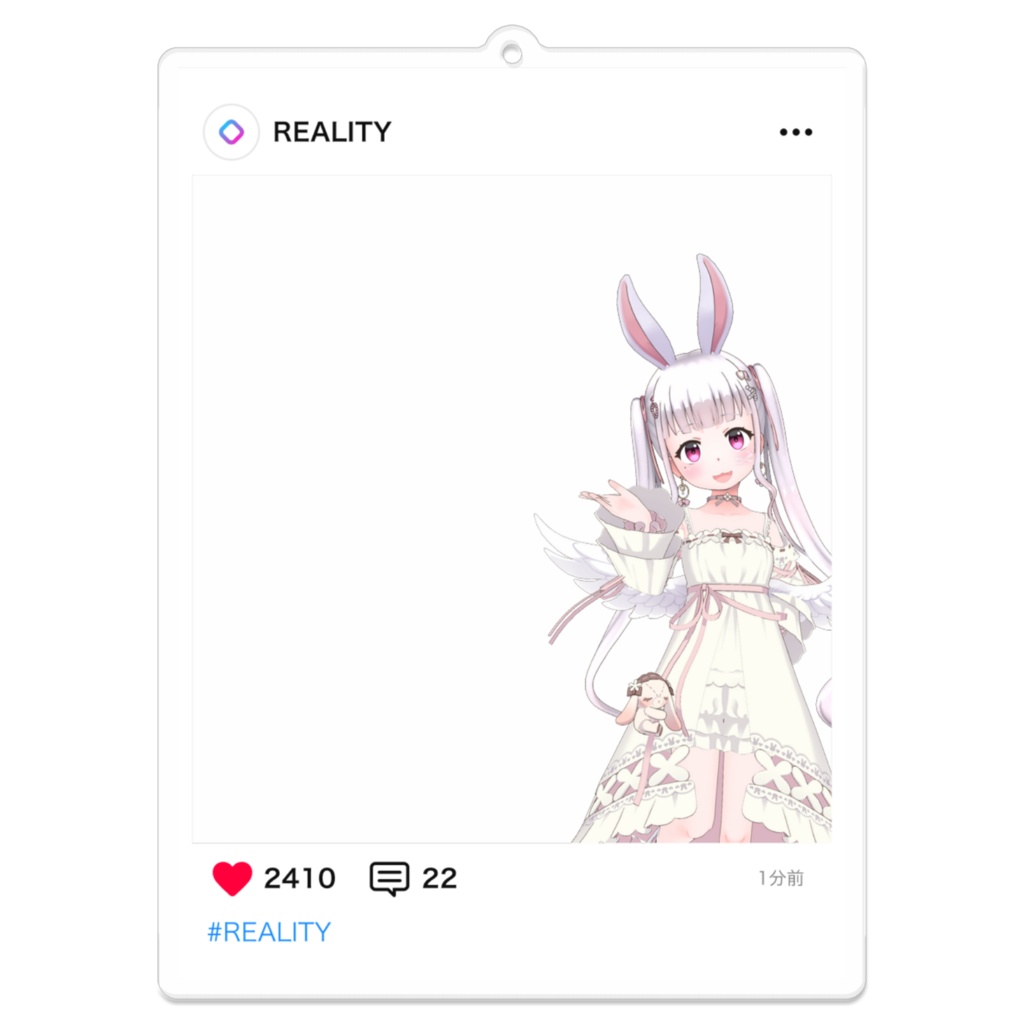 【兎紀りん】03月記念日-フィード風アクキーG0042