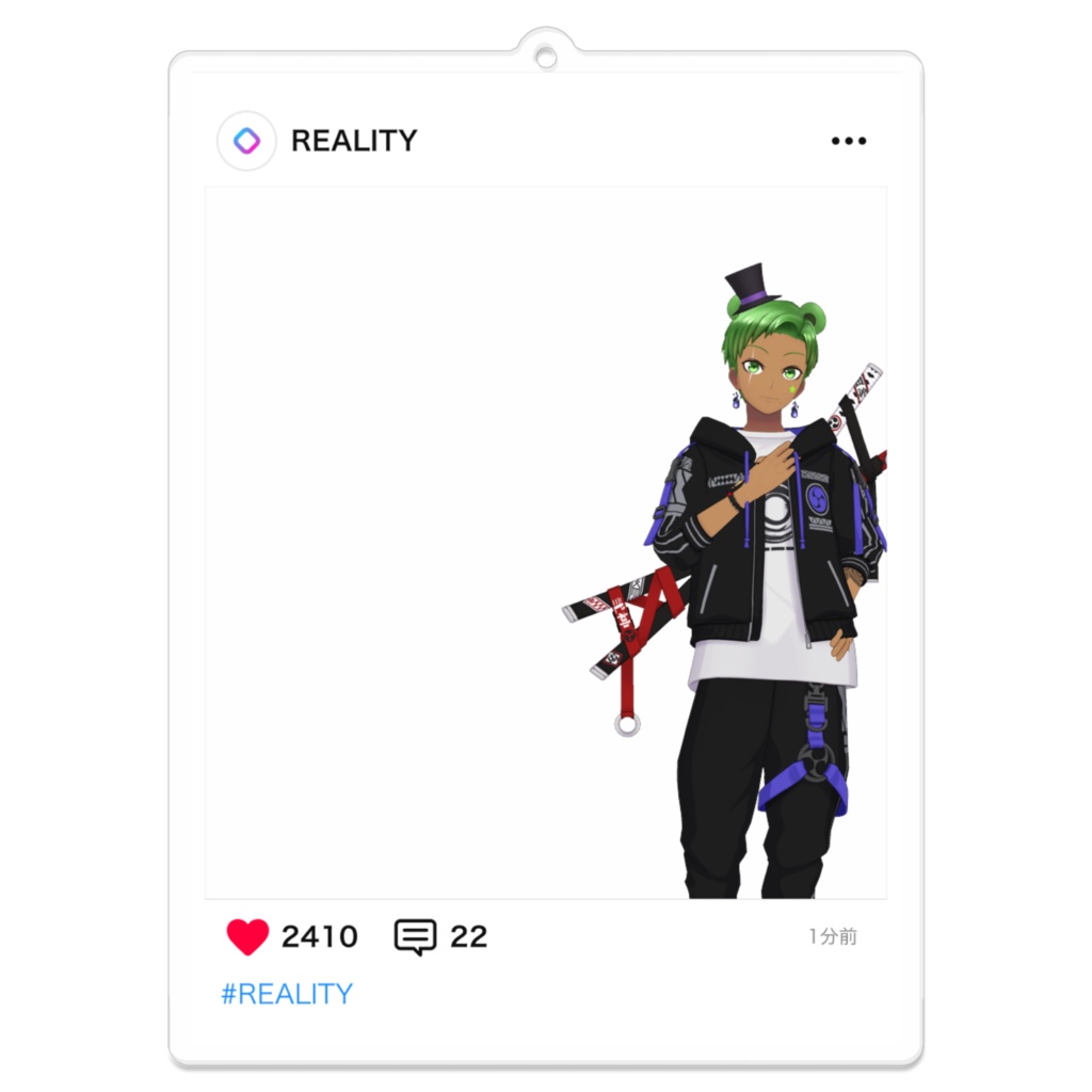 【白雪ペッシ】03月記念日-フィード風アクキーG1014