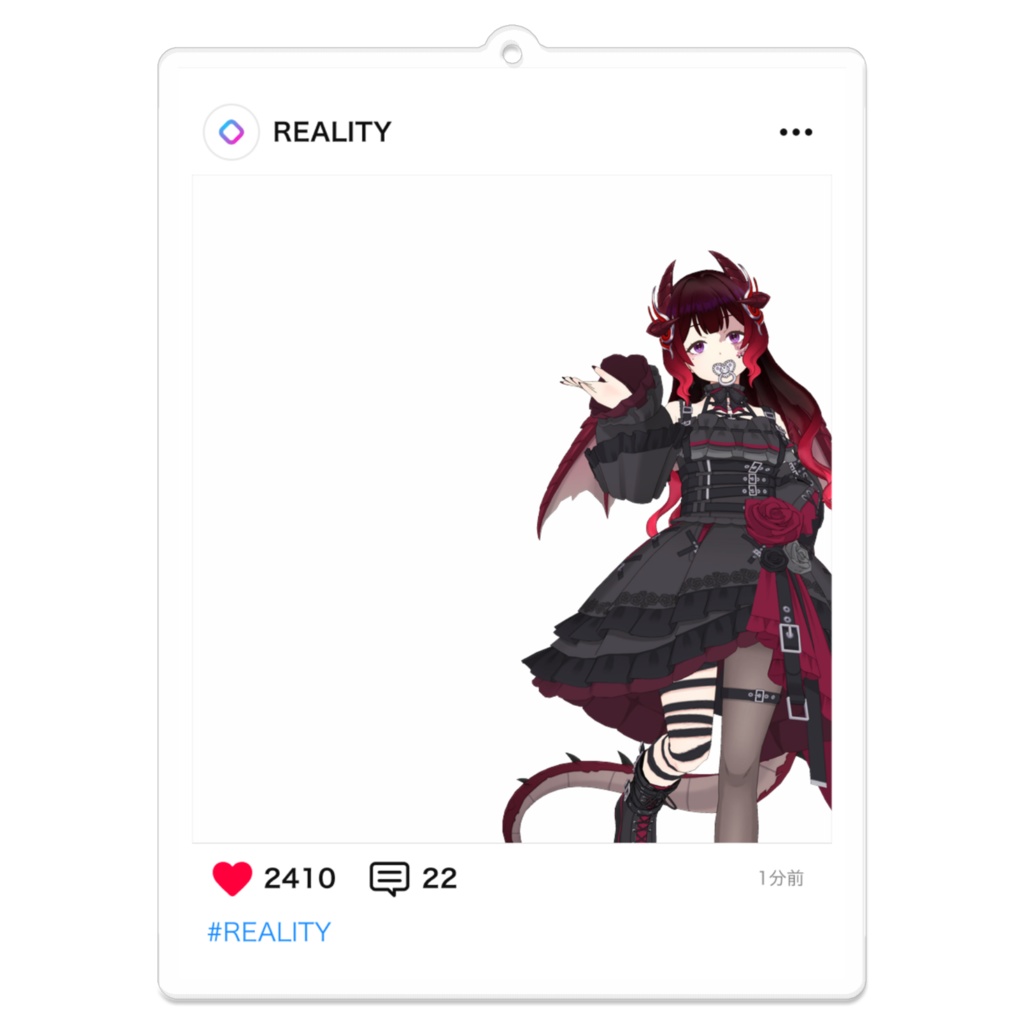 【魔族姫ヴァンルージュ】03月記念日-フィード風アクキーG1064