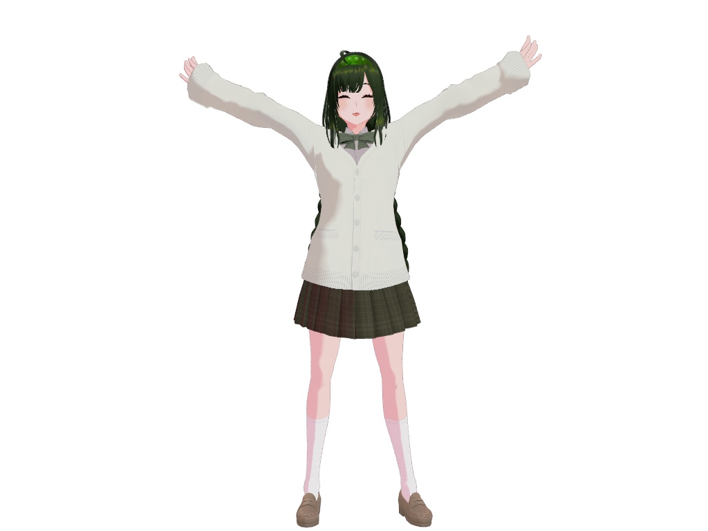 【非公式2次創作】VRMモデル 東北ずん子