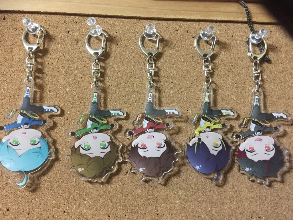 さかさま流星隊アクリルキーホルダー