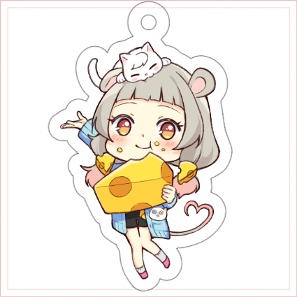 通常ねずねアクリルキーホルダーღ