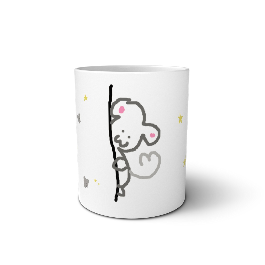 ちらっ?マグカップ🐭