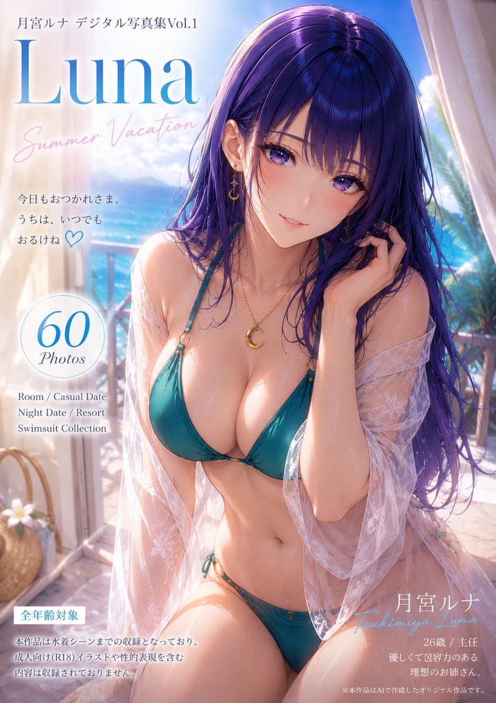 月宮ルナ デジタル写真集 Vol.1  Summer Vacation