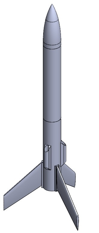 霧沢25式3Dプリントモデルロケット