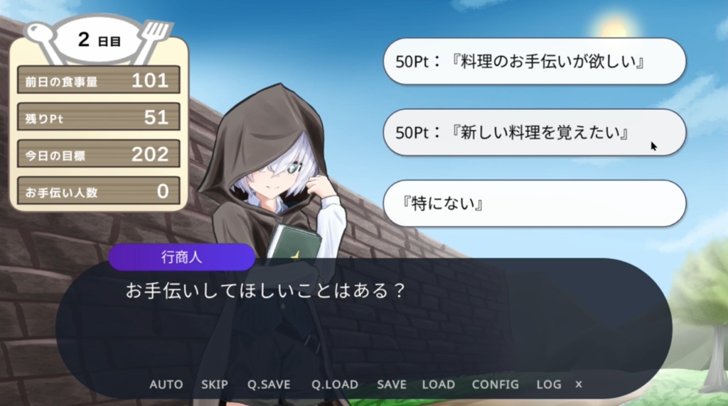 どカくい-どうやらカペラさんがくうふくみたいです