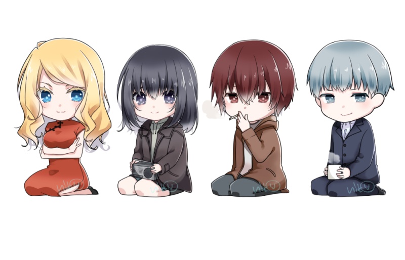 【非公式】キーリおすわりアクリルキーホルダー