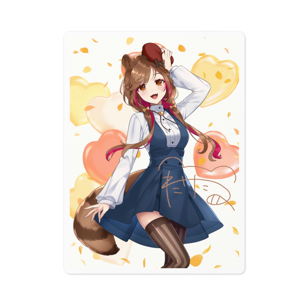 綿世たぬステッカー【キービジュVer】