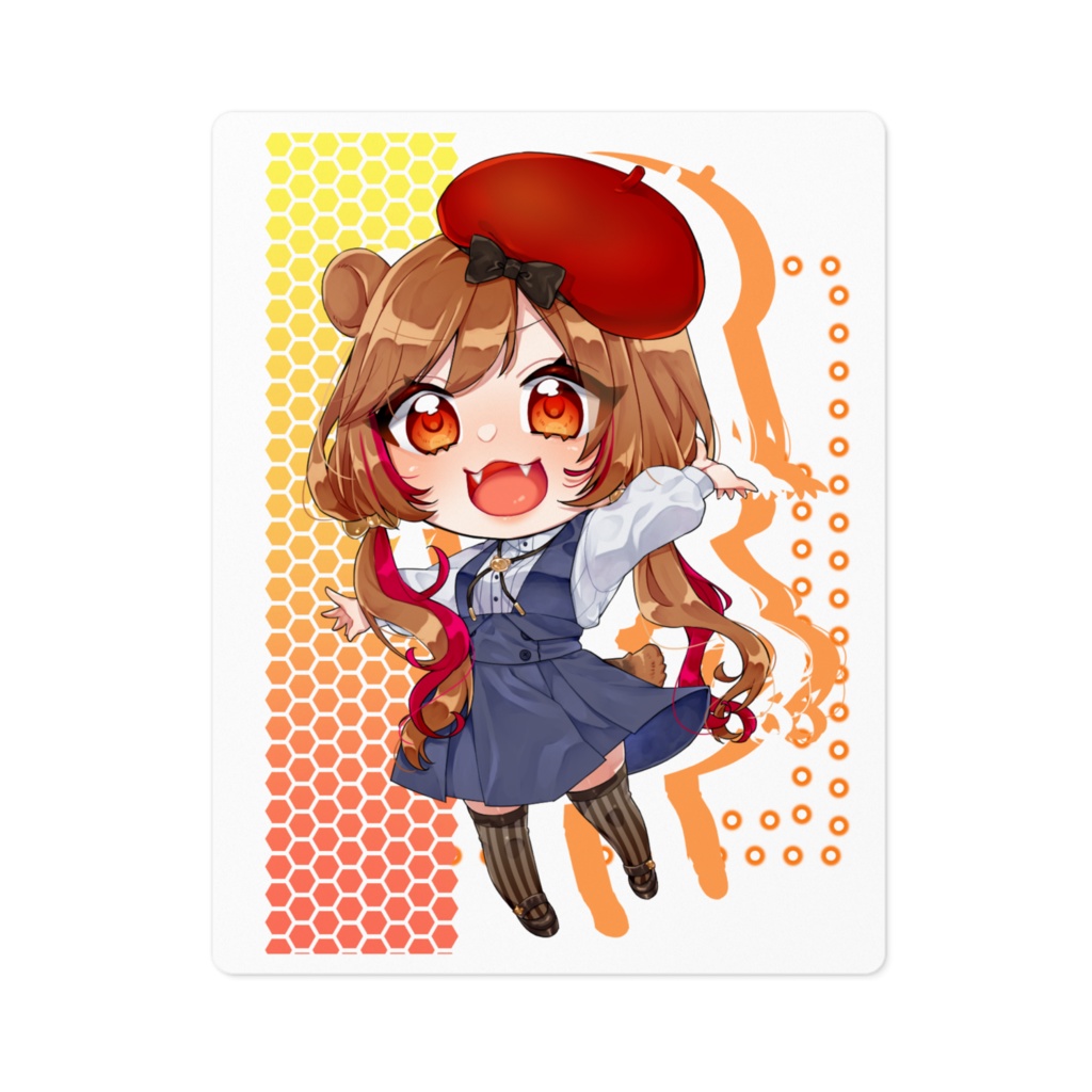 綿世たぬステッカー【SD】