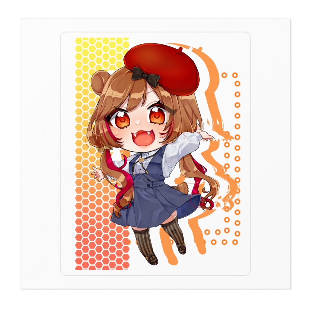 綿世たぬステッカー【SD】