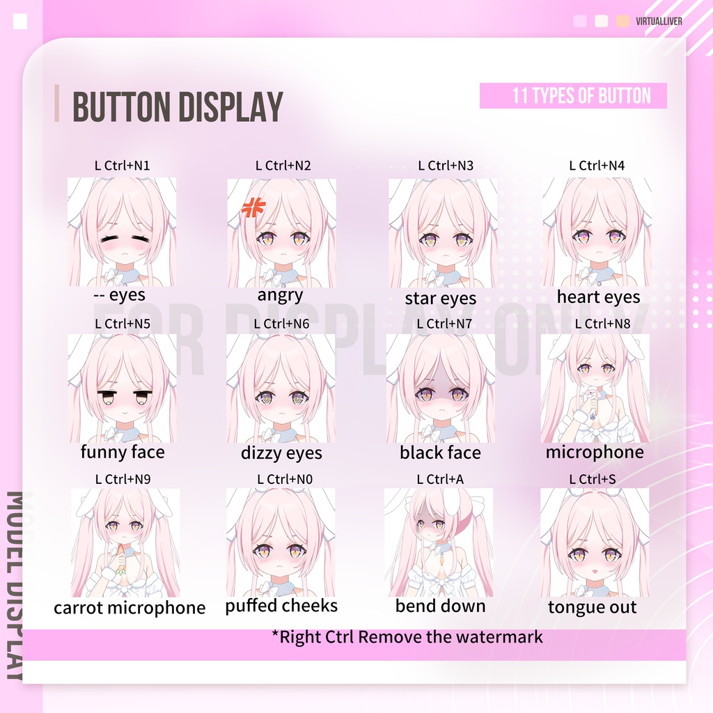 【 汎用モデル】 ウサギ姉妹【VTS対応/差分9/12種】