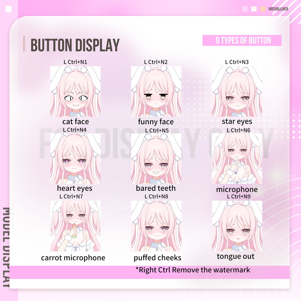 【 汎用モデル】 ウサギ姉妹【VTS対応/差分9/12種】