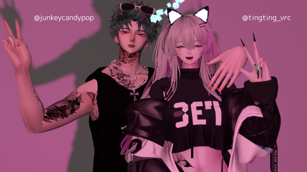 【vrchat用】 25個 pose set