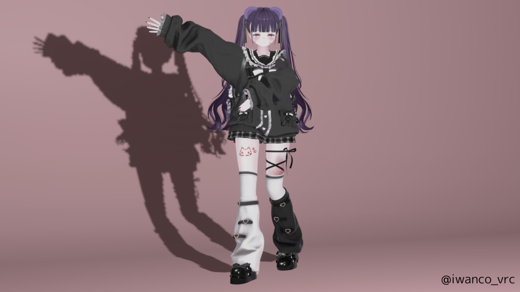 【vrchat用】 25個 pose set