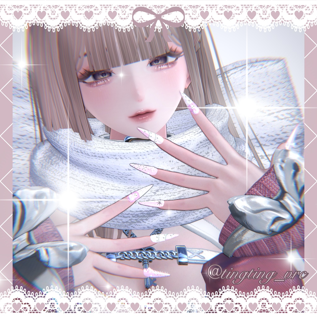 【vrchat用】複数アバター対応⛄くりすます ねいる⛄MA対応】