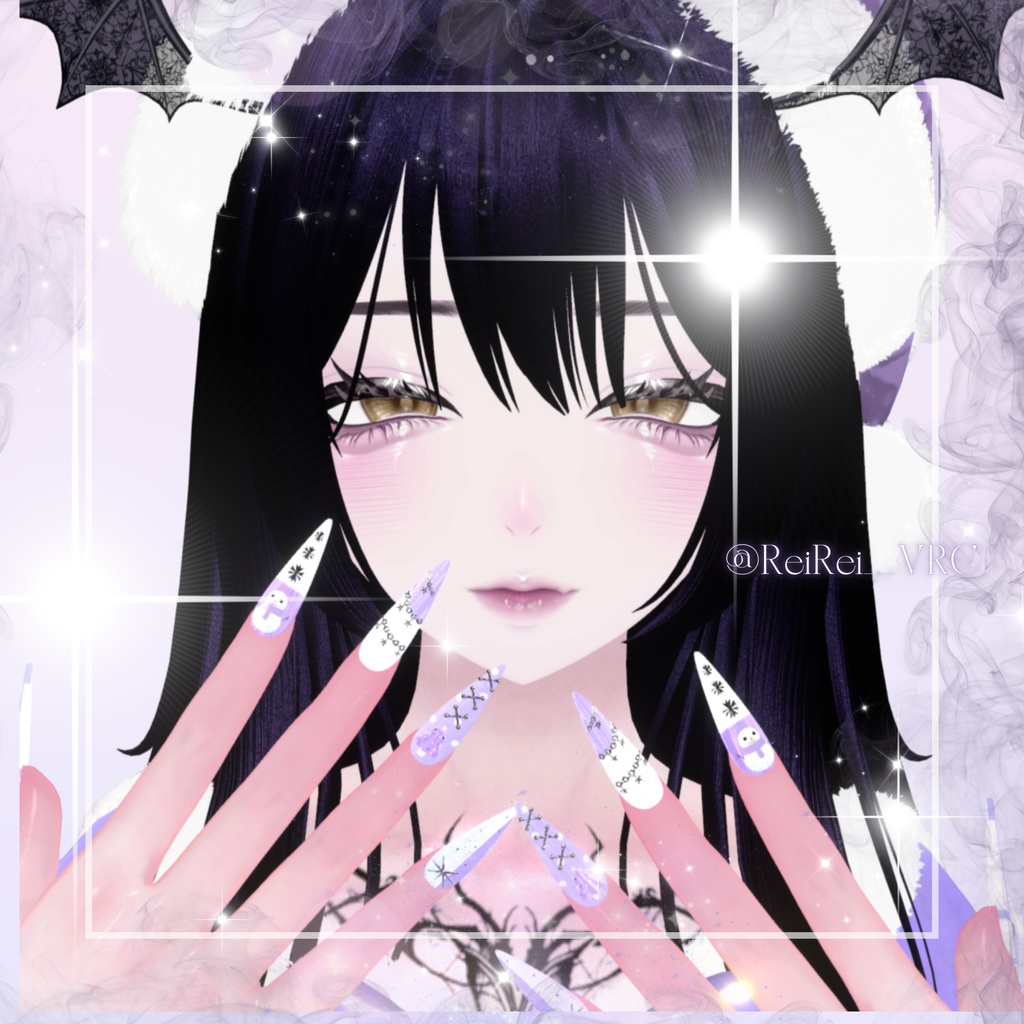 【vrchat用】複数アバター対応⛄くりすます ねいる⛄MA対応】